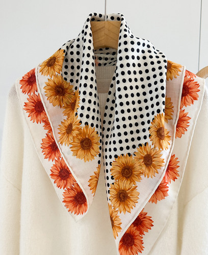 Cashmere silk 65x65cm - silk,